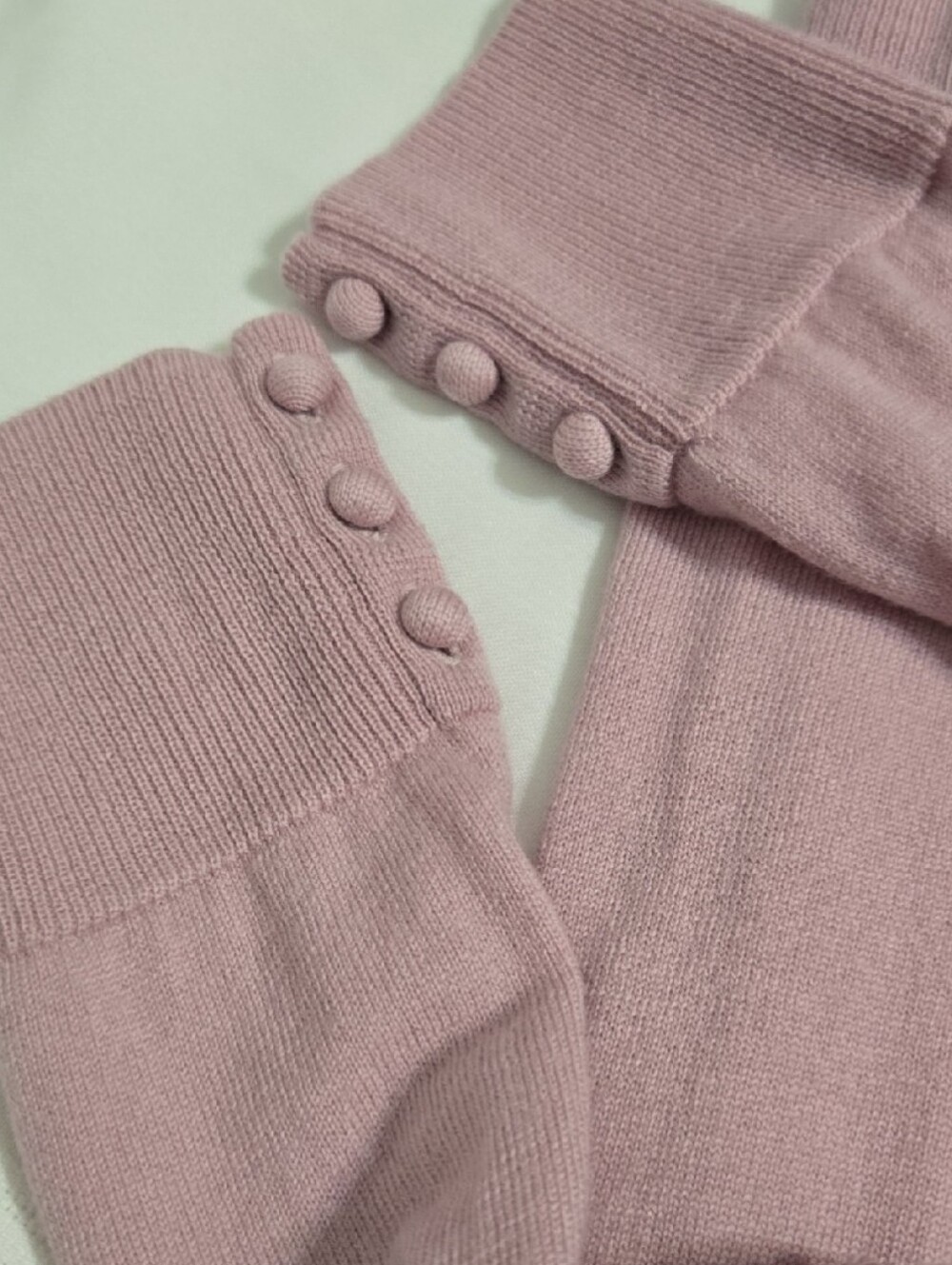 Talbots Pale Pink Cowl Neck Sweater Medium - Picture 3 of 4